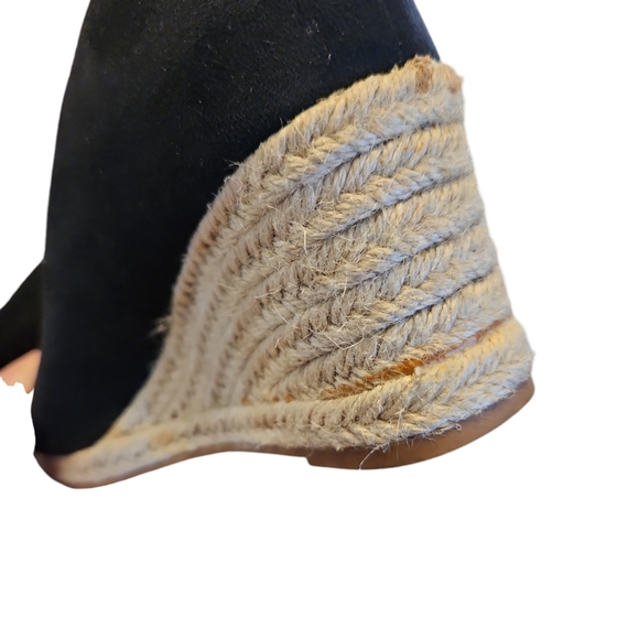 H&M Twine Wedge Heel Peep Toe Size 40 - Picture 5 of 8